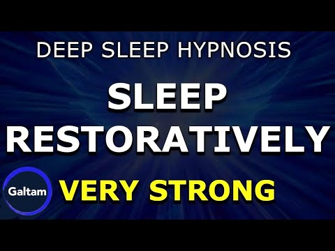 Deep Sleep Hypnosis 😪 Sleep Restoratively and Open Your Self Healing ⚡ Very Strong ⚡