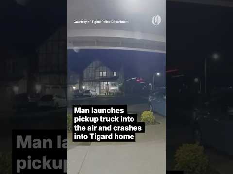 Pickup truck flies 100 feet and into sleeping family’s Oregon house