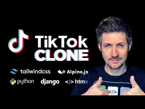 TikTok Clone with TailwindCSS, Alpine.js, Django and Htmx - Part 1