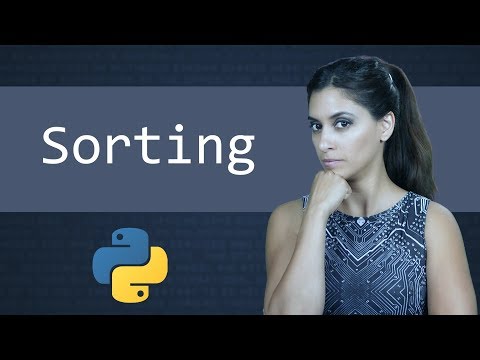 Sorting in Python  ||  Learn Python Programming  (Computer Science)