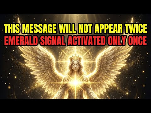 This MESSAGE From Sophia Will NOT Appear Twice – Emerald Signal Activated ONLY ONCE in Your Timeline
