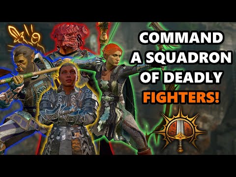 Baldur's Gate 3 - The Commandos (All Fighter Party Build)