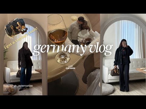 UGG event, makeup routine & vintage LV speedy purchase! 🇩🇪✨