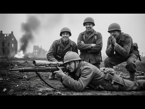 Américains Riaient D’Un Sniper Français Et De Sa Lunette “Bon Marché”— Jusqu’à Ce Qu’Il Touche À 2km