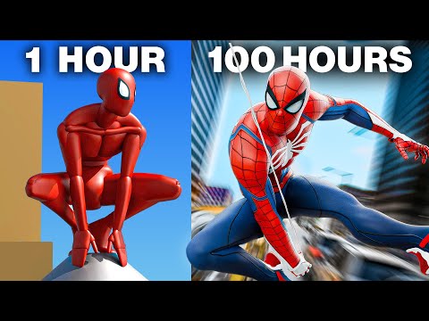 I Created a Spiderman Animation in 1 vs 100 Hours