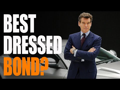 All the fabric in The World is Not be Enough for the best dressed bond ever, Pierce Brosnan.