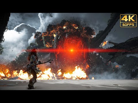 Horizon Forbidden West: Burning Shores - HORUS Final Boss Fight @ 4K 60ᶠᵖˢ ✔