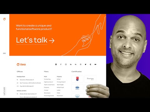 Website Design Inspiration: Iteo -  Kaycinho Reacts #6