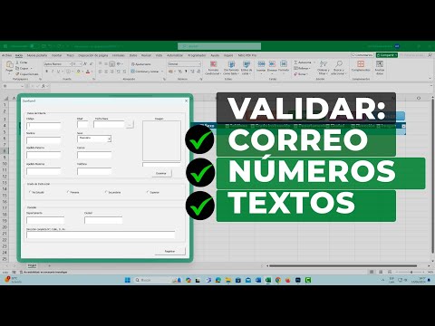 Cómo Validar Números, Textos y Correo en Formularios VBA Excel