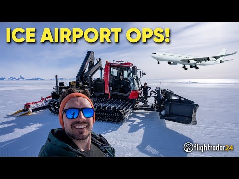 Behind the scenes at an ice airport (Antarctica)