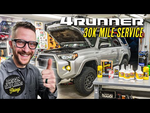 Toyota 4Runner 30,000 Mile: MAJOR SERVICE DIY GUIDE!