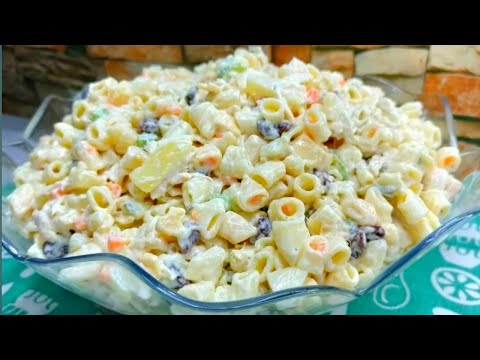 THE BEST AND CREAMY CHICKEN MACARONI SALAD