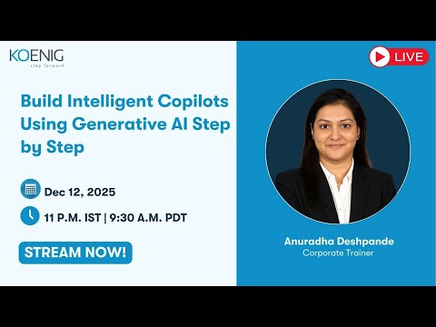 Build Intelligent Copilots Using Generative AI Step by Step