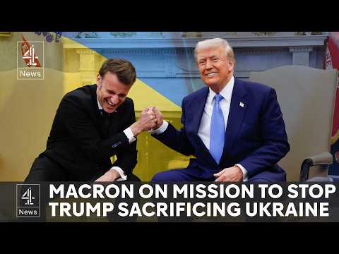 Macron and Trump discuss Ukraine peace prospects at White House
