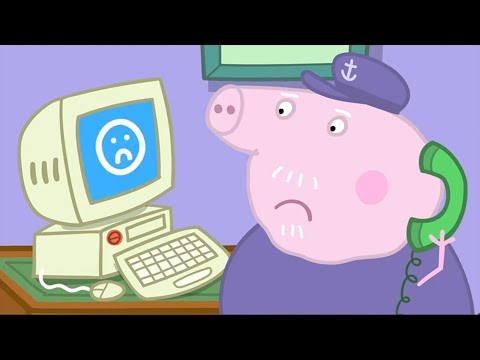 Peppa Pig Official Channel | Grandpa Pig's Computer | Cartoons For Kids | Peppa Pig Toys
