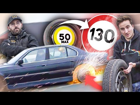 130 km/h avec des roues GALETTES, ça fait quoi ?