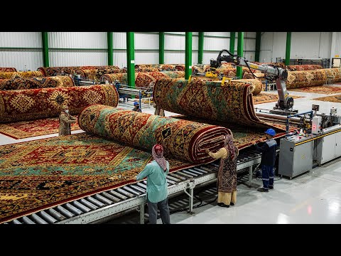 Inside Afghanistan’s Carpet Weaving Factory: How Luxury Rugs Are Really Made (Full Process)