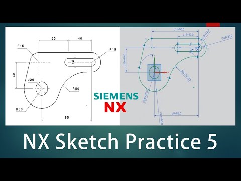 NX Sketch Practice - 05