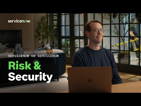 How does ServiceNow use ServiceNow to manage risk and security?