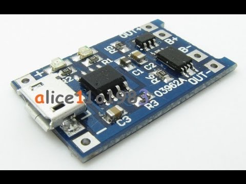 New TP4056 Lithium Cell Charger Module with Battery Protection