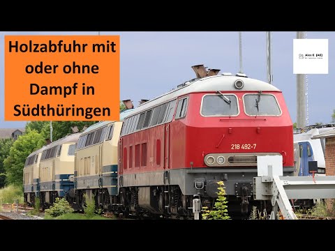 Holzabfuhr mit oder ohne Dampf in Südthüringen - Teil I - Meiningen & Oberhof  |  Alex E