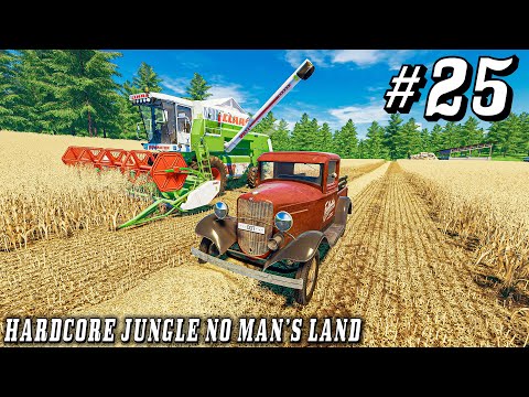 Harvesting Barley & Making Silage on "Hardcore Jungle No Man's Land"