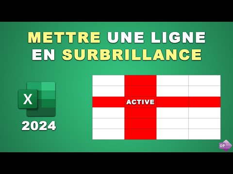 Mettre en Surbrillance la Ligne ou Colonne Active sur Excel