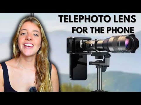 I tried a TELEPHOTO LENS for the PHONE | Better than camera?? | Apexel 30X Telephoto lens
