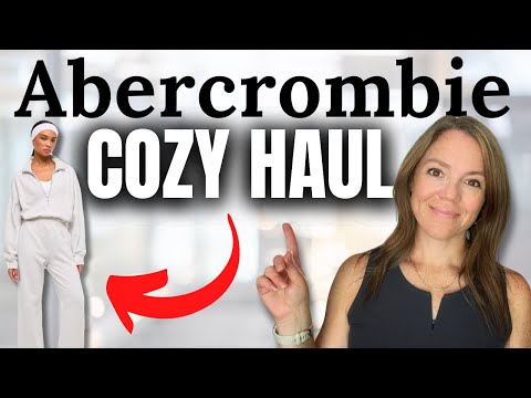 Cozy Fall Finds From Abercrombie Try On (for over 40!)