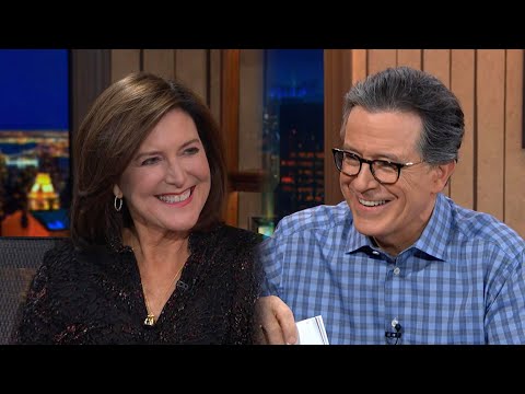 Watch Stephen Colbert FLIRT With Wife Evie in Cute Holiday Sketch