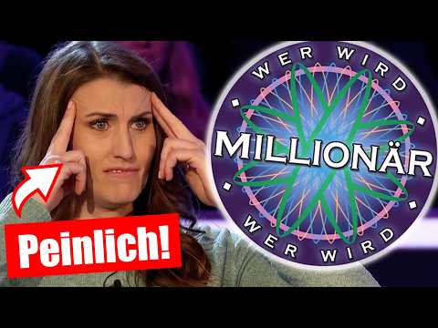 Wer wird Millionär: Die SCHLECHTESTE KANDIDATIN des Jahres!?