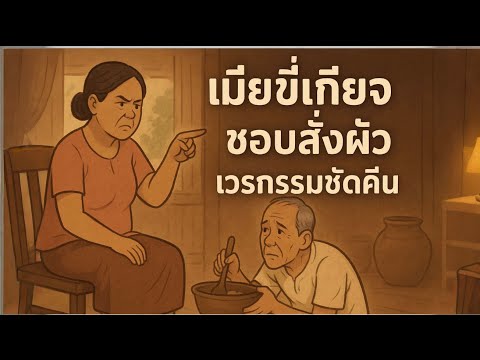 เมียขี้เกียจ ชอบสั่งผัว… จนวันหนึ่งเวรกรรมย้อนกลับแบบไม่ทันตั้งตัว”แปลผลลัพธ์#นิทานก่อนนอน #นิทาน 