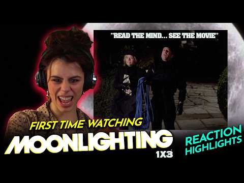 Leia laser focused on MOONLIGHTING 1x3 "Read the Mind… See the Movie" (1985) TV Reaction