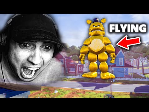 Fast Fredbear Is SCARIER In Hello Neighbor!!