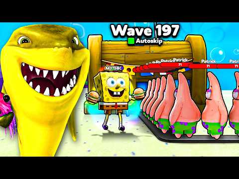 I Spent $8,756,297 To BEAT Spongebob Tower Defense!