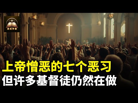 上帝憎恶的七个恶习，但许多基督徒仍然在做！