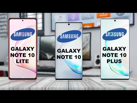 Samsung Galaxy Note 10 Lite vs Samsung Galaxy Note 10 vs Samsung Galaxy Note 10 Plus