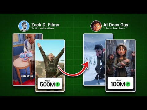 How I Make VIRAL AI History Videos Using Zack D Films style