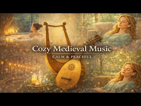 Cozy Medieval Music 🌿 | Lyre & Lute | Relaxing Fantasy Instrumental for Sleep & Calm