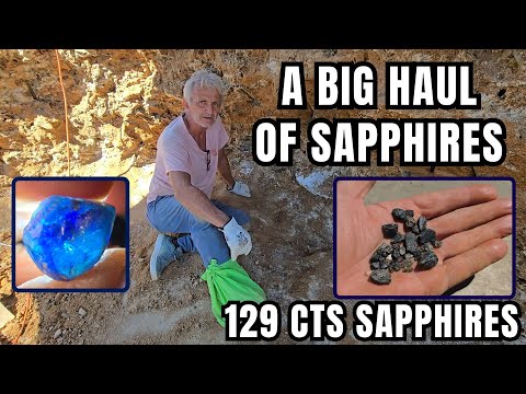 A Big Haul, 129 cts of Sapphires 💎