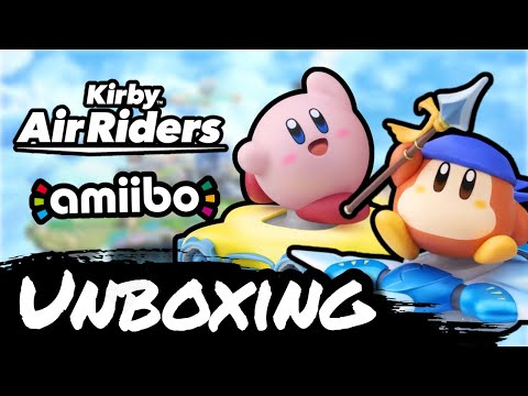 UNBOXING AMIIBOS KIRBY AIR RIDERS