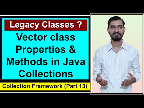 Legacy Classes in Java || Vector Class in Java Collection