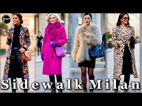 Milan Street Fashion 2025 🇮🇹 | New Trends, Luxury Window Displays & Magical Night Walk