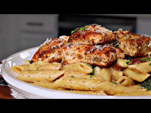 Creamy Salmon Alfredo Pasta Recipe | Easy  & Delicious 30 Minute Dinner