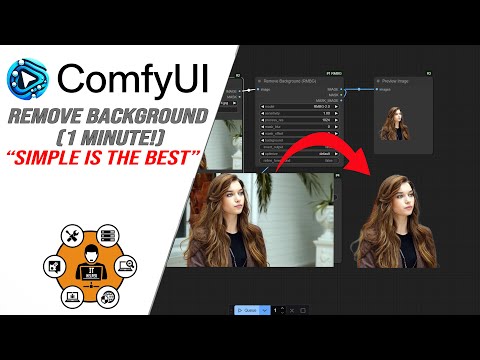 Remove Background in COMFYUI (1 Minute!) ► Easiest & High Quality Method #backgroundremove