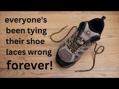 Everyone's Been Tying Their Shoe Laces Wrong ● Forever !