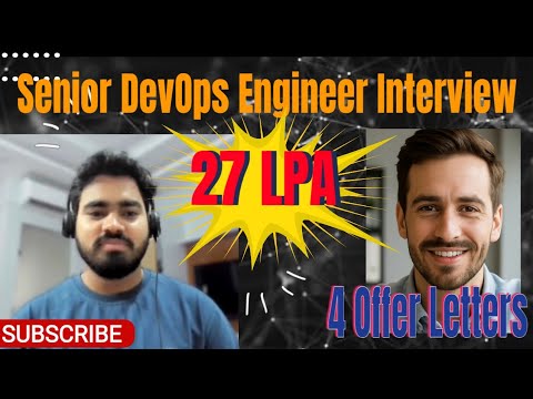 Excellent Senior DevOps Engineer Real Interview For 4 to 7 years Experienced || Candidate 5