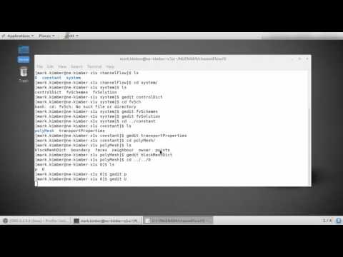 adapting icoFoam and simpleFoam tutorial files