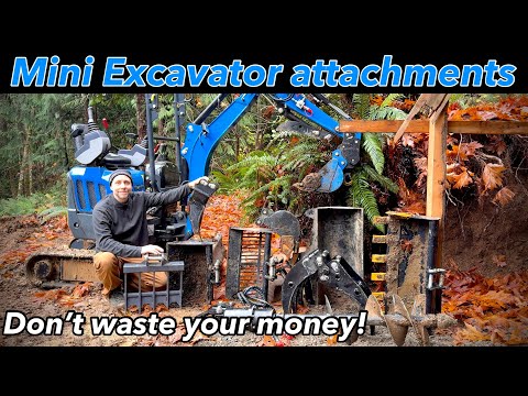 Best Attachment for your mini Excavator #miniexcavator