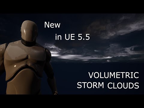 Unreal Engine 5.5 Volumetric Clouds - How to create STORM CLOUDS | Beginners Tutorial
